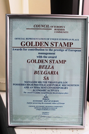Golden stamp of good business practices