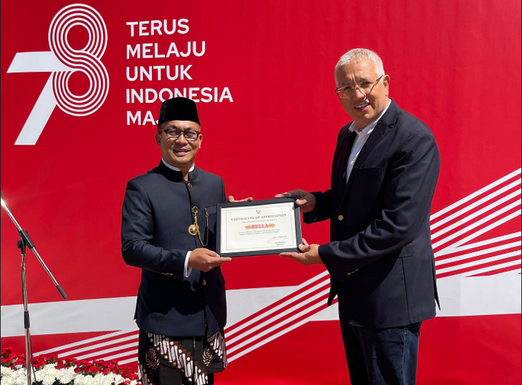 „Белла България“ със сертификат за признателност от Посолството на Република Индонезия